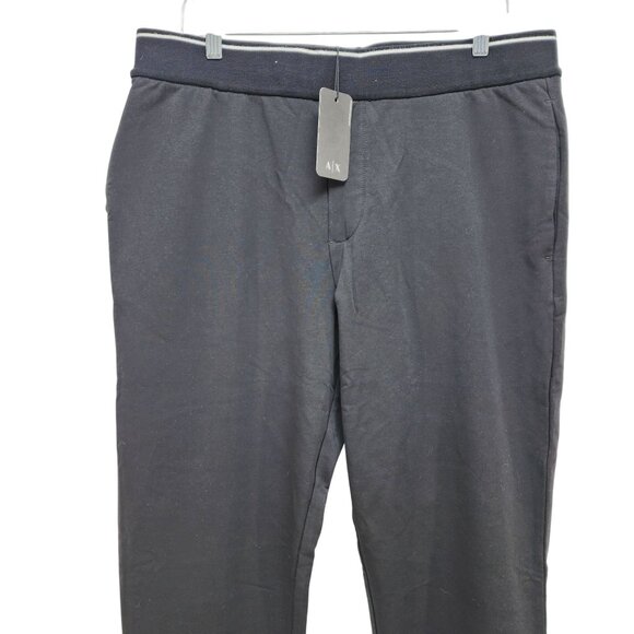 AX Armani Exchange Mens Black Trousers pants Size L New With Tag - Picture 5 of 12